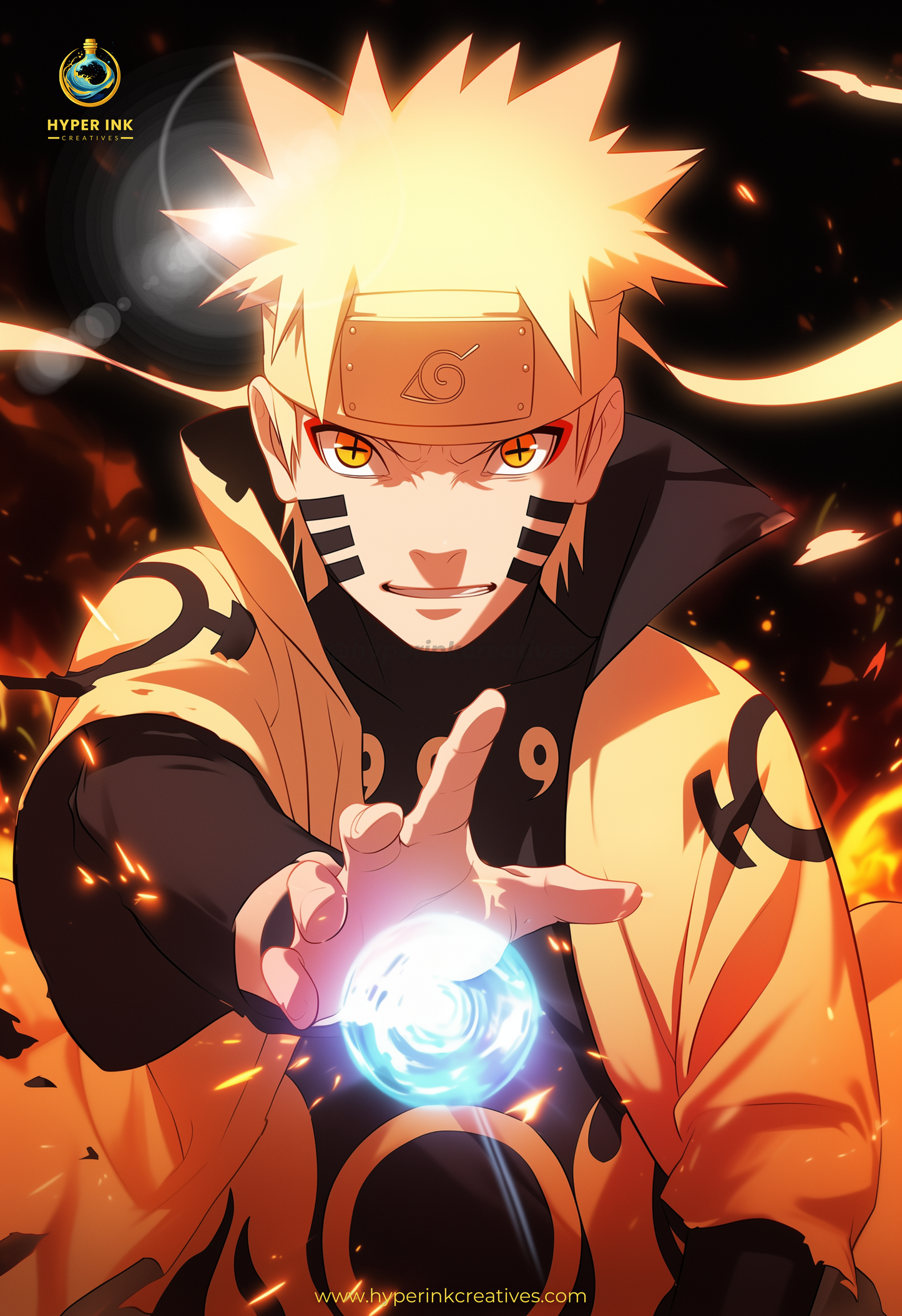 Shinobi's Legacy Series - 001 (Naruto-Inspired)| Premium Anime Metal Print — For True Collectors
