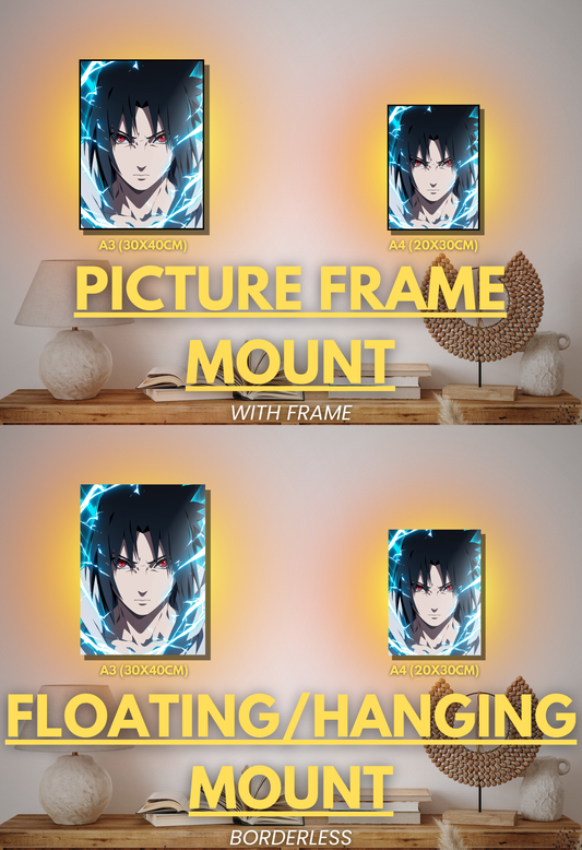 004 (Sasuke - Inspired)| Premium Anime Metal Print — For True Collectors