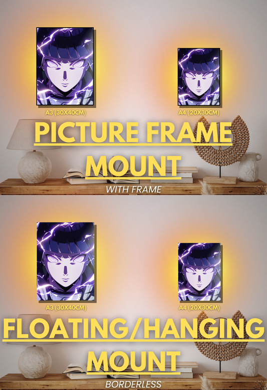 001 (Hinata - Inspired)| Premium Anime Metal Print — For True Collectors