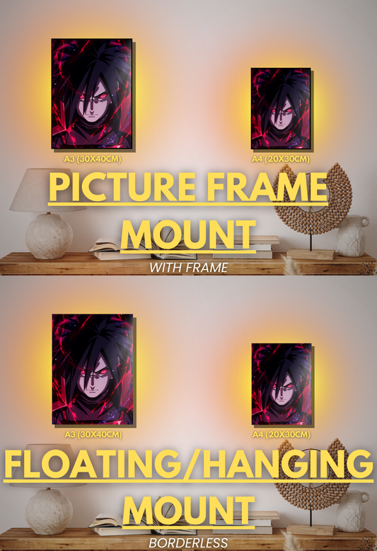 001 (Madara - Inspired)| Premium Anime Metal Print — For True Collectors