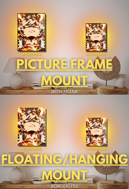 002 (Bakugo - Inspired)| Premium Anime Metal Print — For True Collectors