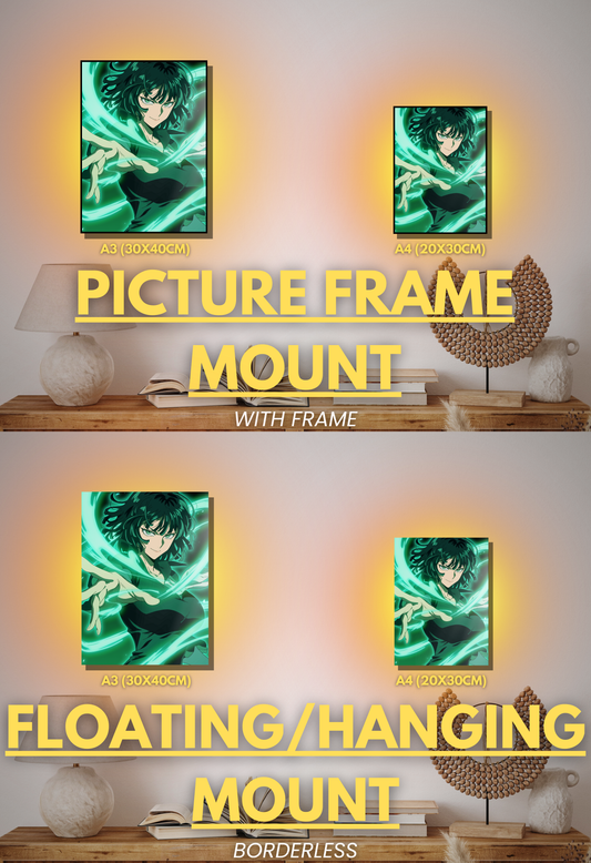 001 (Fubuki - Inspired)| Premium Anime Metal Print — For True Collectors