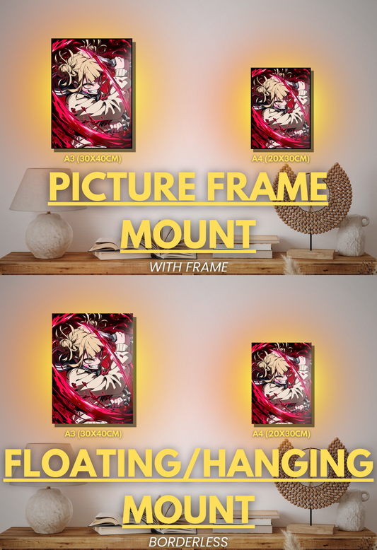 001 (Himiko Toga - Inspired)| Premium Anime Metal Print — For True Collectors