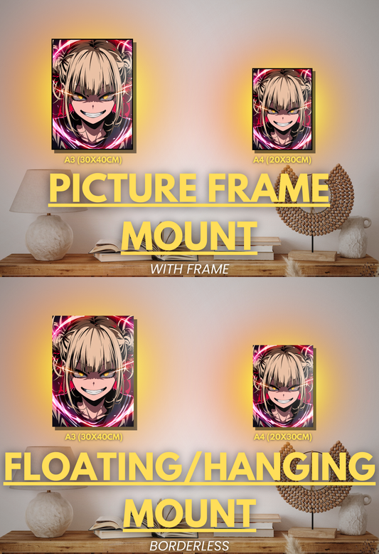002 (Himiko Toga - Inspired)| Premium Anime Metal Print — For True Collectors