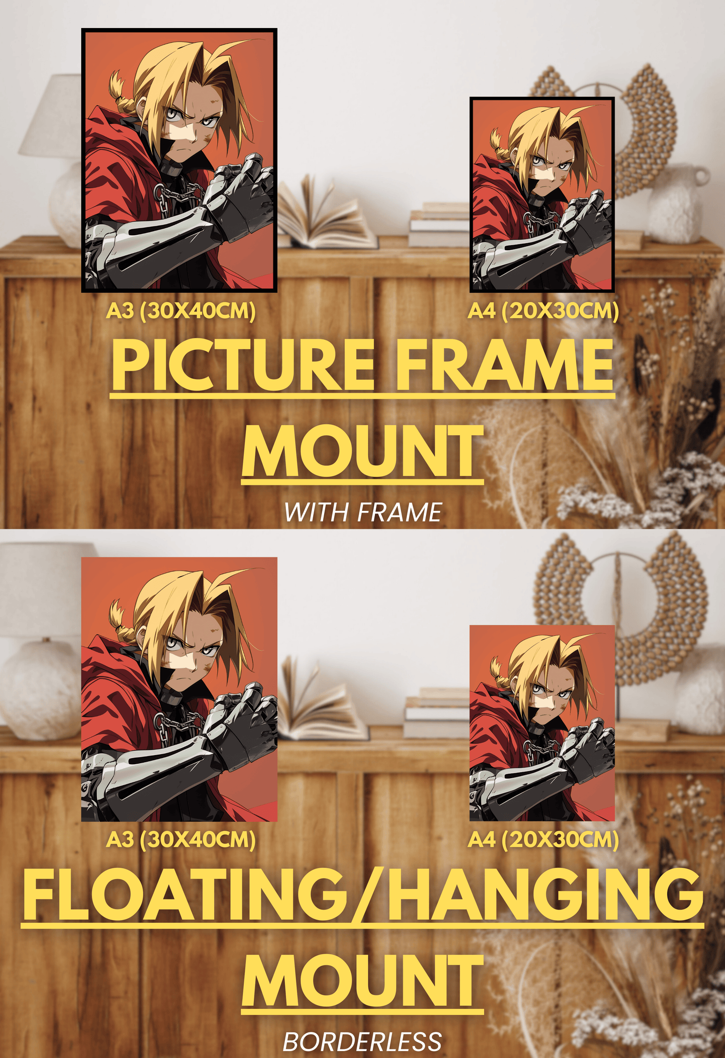 Equivalent Exchange Series - 002 (Edward-Inspired) | Premium Anime Metal Print — For True Collectors