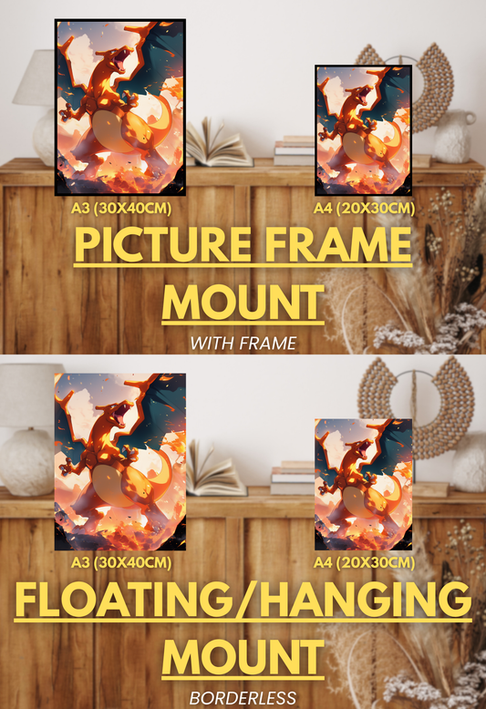 Charizard - 001| Premium Anime Metal Print — For True Collectors