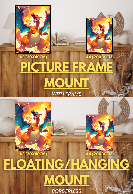 Charizard - 002| Premium Anime Metal Print — For True Collectors