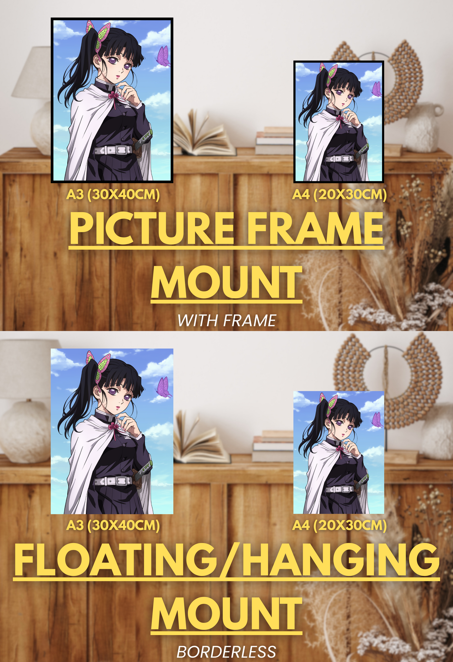 Demon's End Series - Infinity Collection - 001 (Kanao-Inspired) | Premium Anime Metal Print — For True Collectors