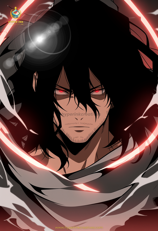 001 (Aizawa - Inspired)| Premium Anime Metal Print — For True Collectors