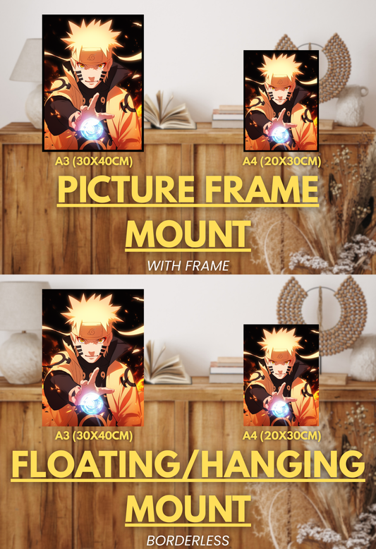 Shinobi's Legacy Series - 001 (Naruto-Inspired)| Premium Anime Metal Print — For True Collectors