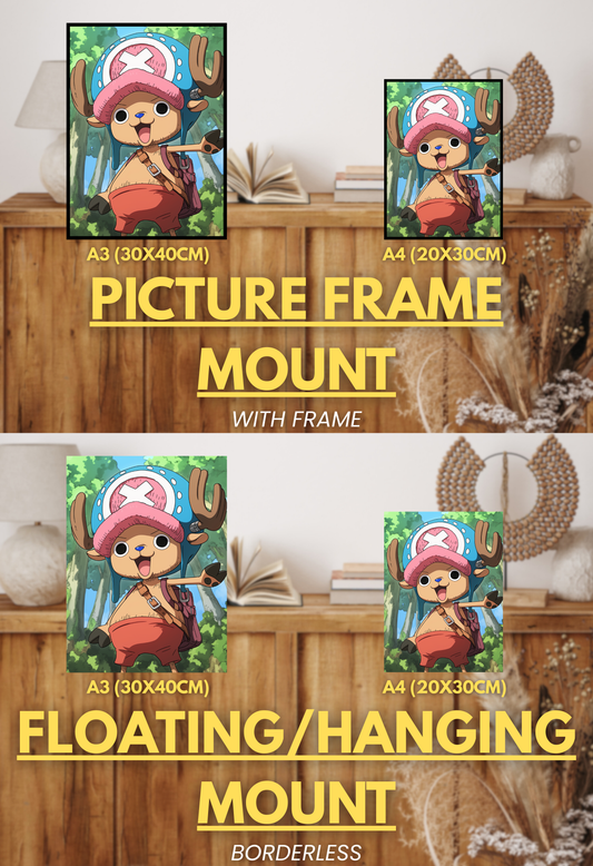 Pirate King Series - 001 (Chopper-Inspired)| Premium Anime Metal Print — For True Collectors