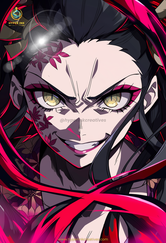 001 (Daki - Inspired)| Premium Anime Metal Print — For True Collectors