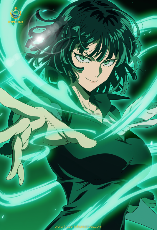 001 (Fubuki - Inspired)| Premium Anime Metal Print — For True Collectors