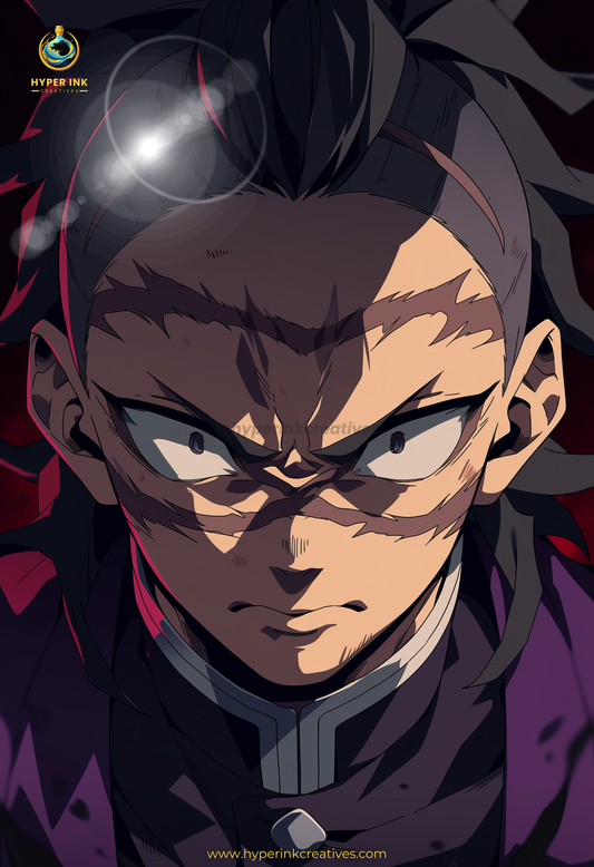 001 (Genya - Inspired)| Premium Anime Metal Print — For True Collectors