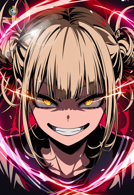 002 (Himiko Toga - Inspired)| Premium Anime Metal Print — For True Collectors