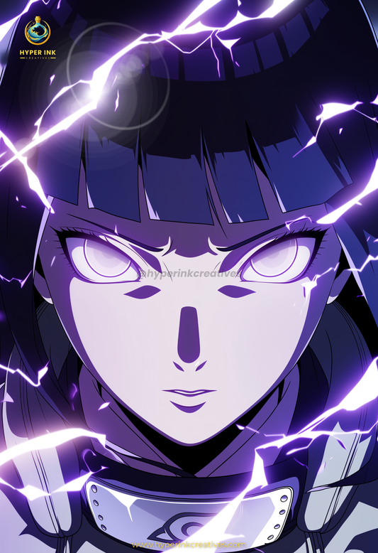 001 (Hinata - Inspired)| Premium Anime Metal Print — For True Collectors