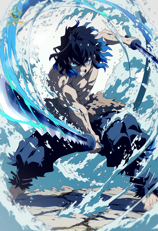 005 (Inosuke - Inspired)| Premium Anime Metal Print — For True Collectors