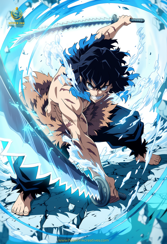 007 (Inosuke- Inspired)| Premium Anime Metal Print — For True Collectors