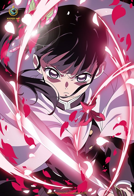 002 (Kanao - Inspired)| Premium Anime Metal Print — For True Collectors