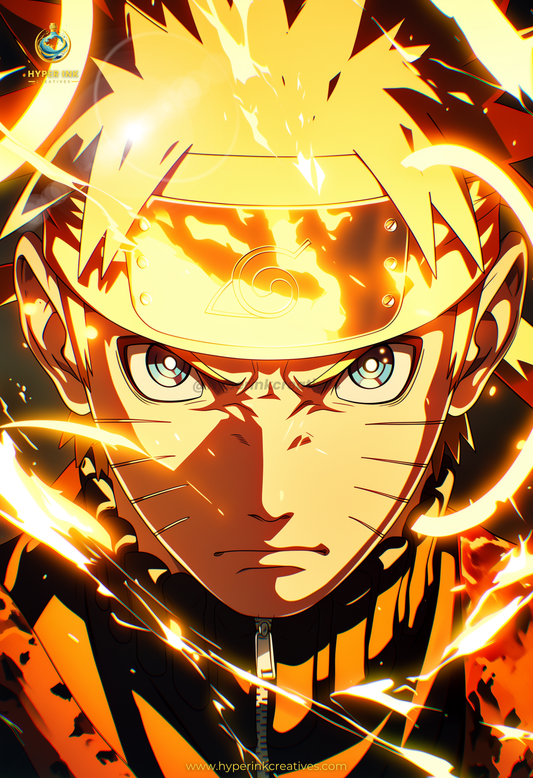 003 (Naruto - Inspired)| Premium Anime Metal Print — For True Collectors