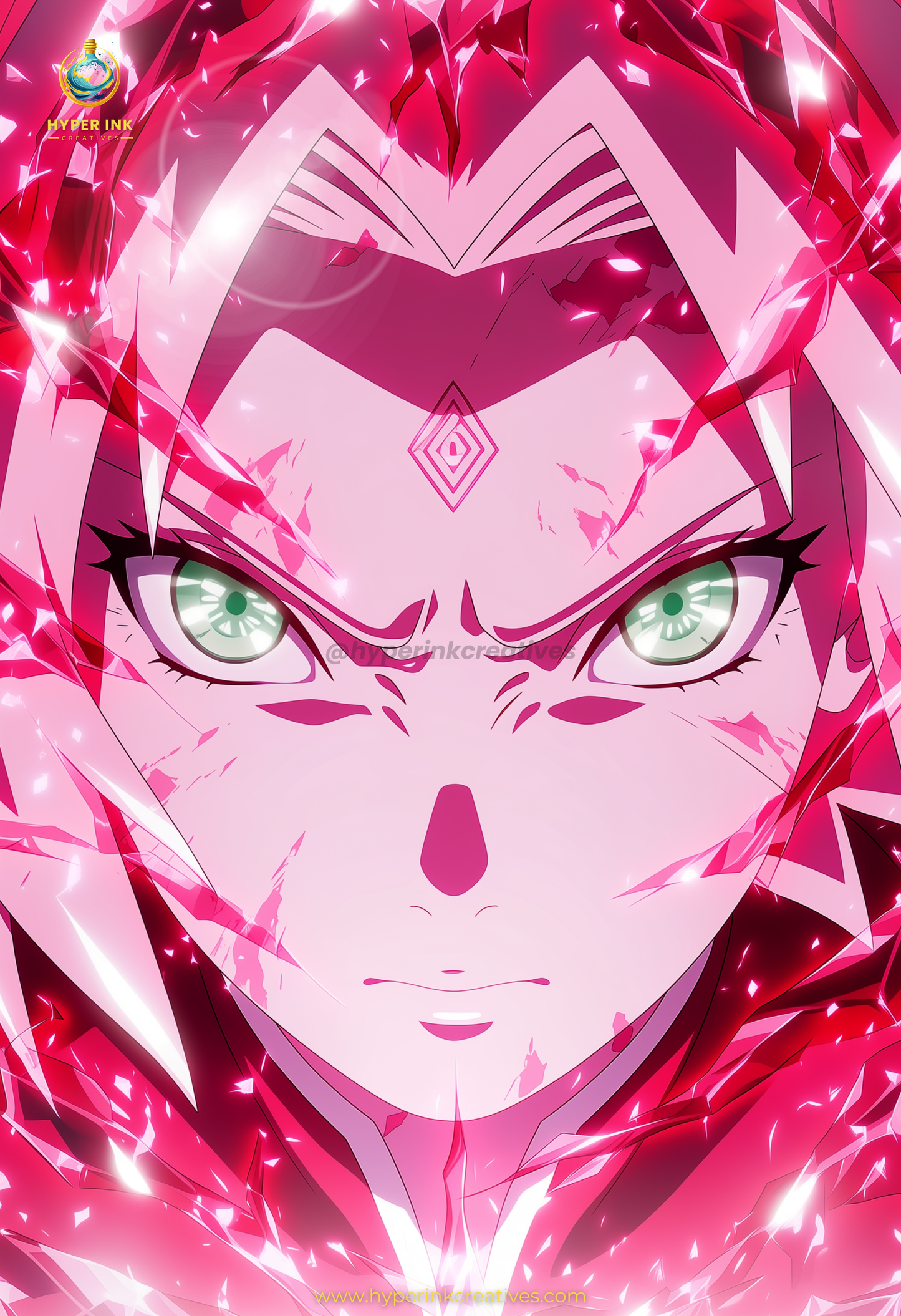 004 (Sakura - Inspired)| Premium Anime Metal Print — For True Collectors