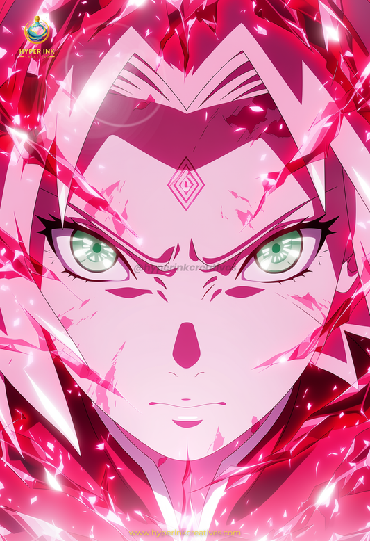 004 (Sakura - Inspired)| Premium Anime Metal Print — For True Collectors