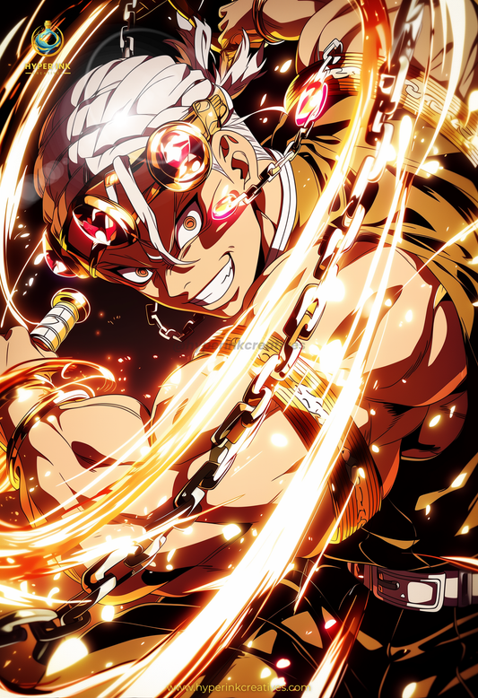 004 (Tengen - Inspired)| Premium Anime Metal Print — For True Collectors