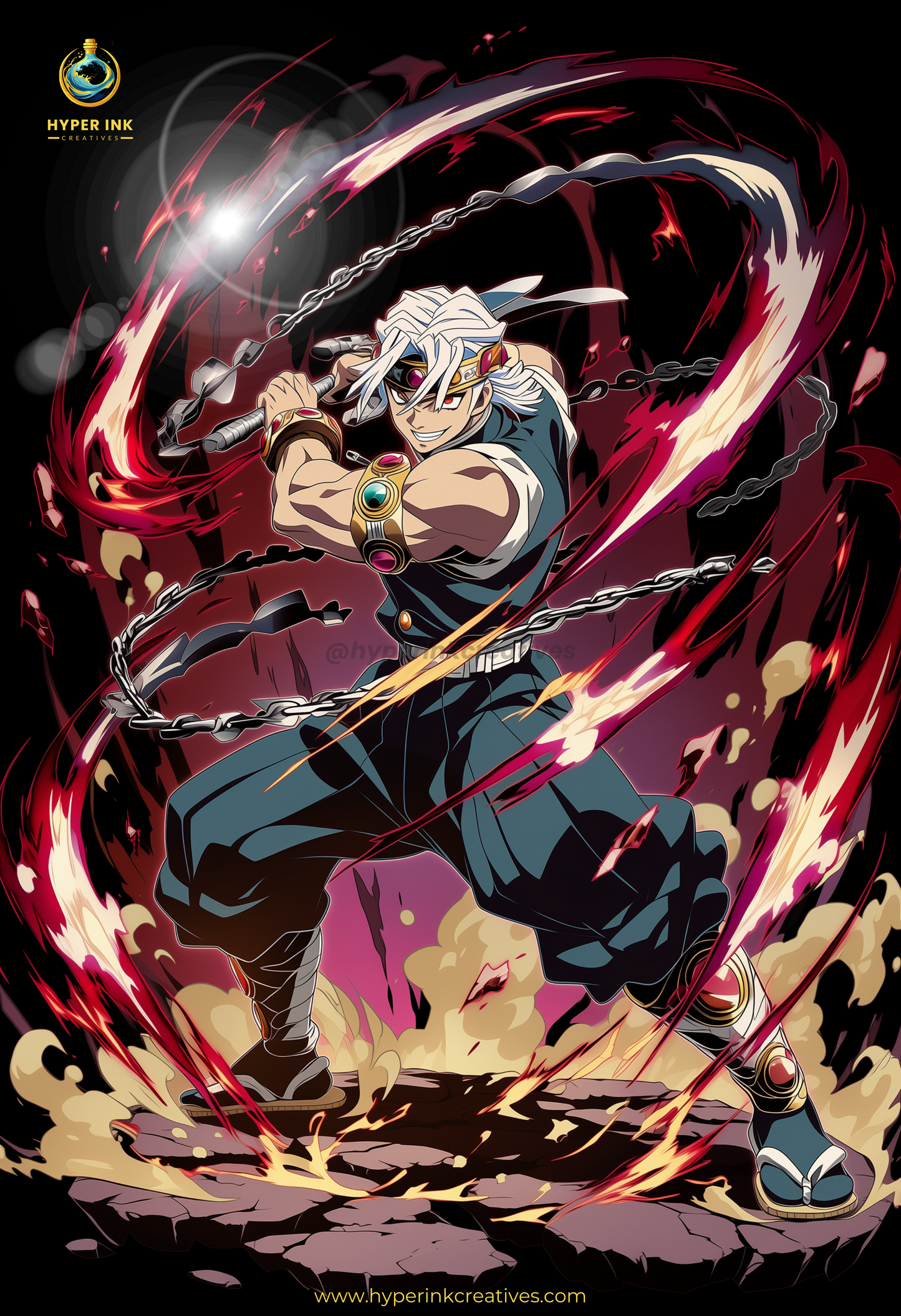 006 (Tengen - Inspired)| Premium Anime Metal Print — For True Collectors