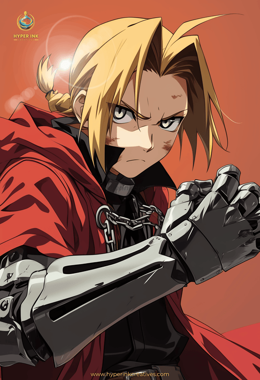 Equivalent Exchange Series - 002 (Edward-Inspired) | Premium Anime Metal Print — For True Collectors