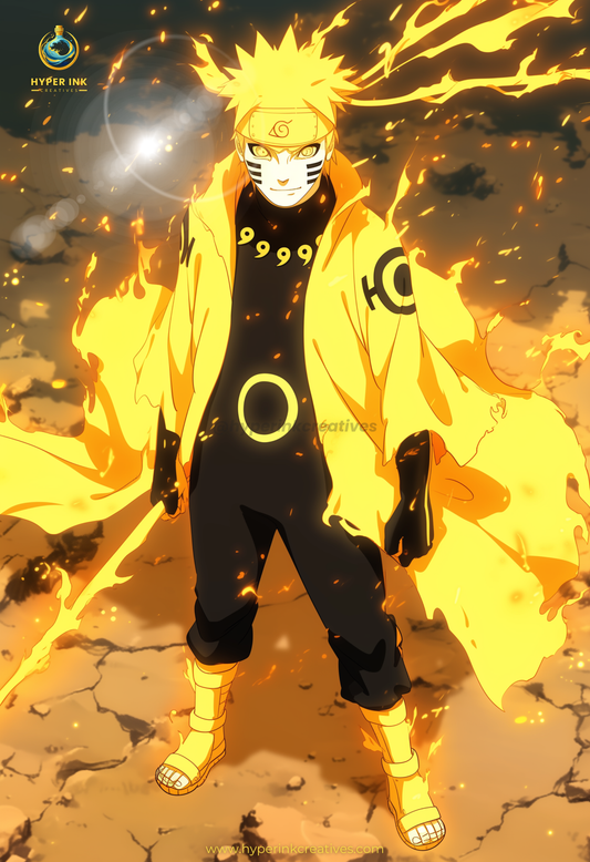 Shinobi's Legacy Series - 002 (Naruto-Inspired)| Premium Anime Metal Print — For True Collectors