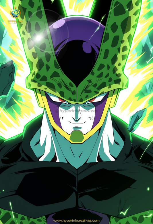 Super Force Series - 001 (Gogeta-Inspired) | Premium Anime Metal Print — For True Collectors