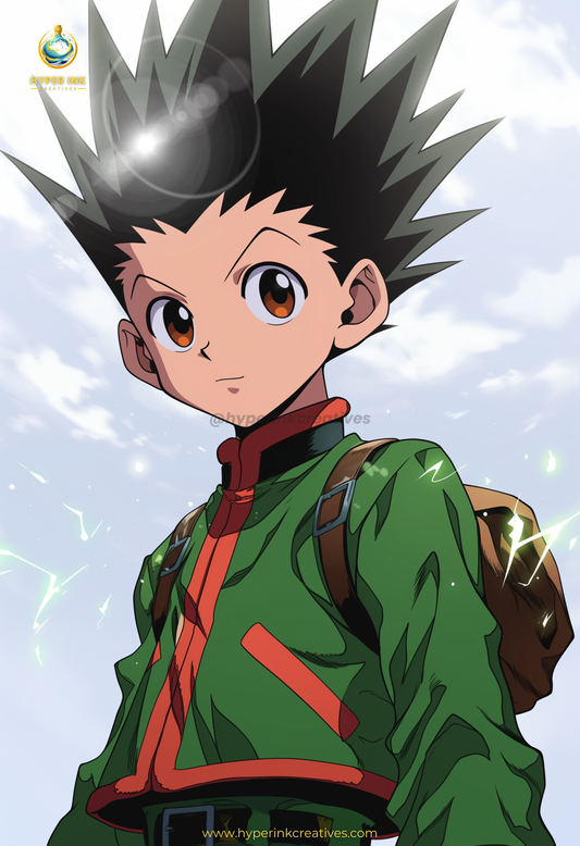 Hunter’s Legacy Series - 001 (Gon-Inspired) | Premium Anime Metal Print — For True Collectors