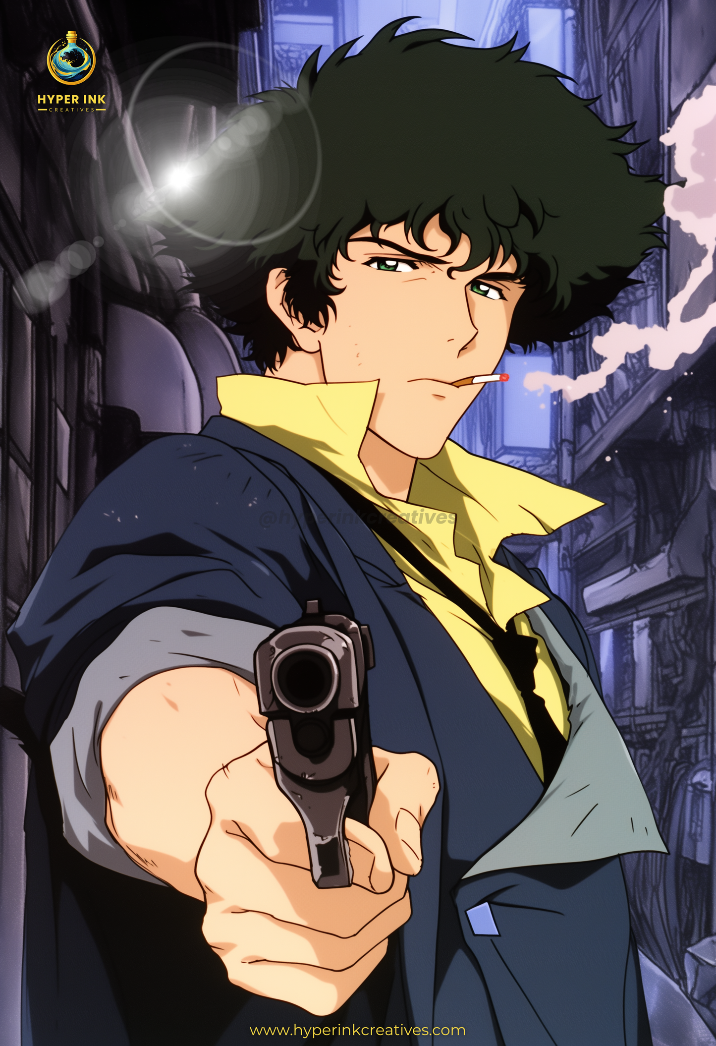 Starlight Stray Series - 002 (Spike-Inspired)| Premium Anime Metal Print — For True Collectors