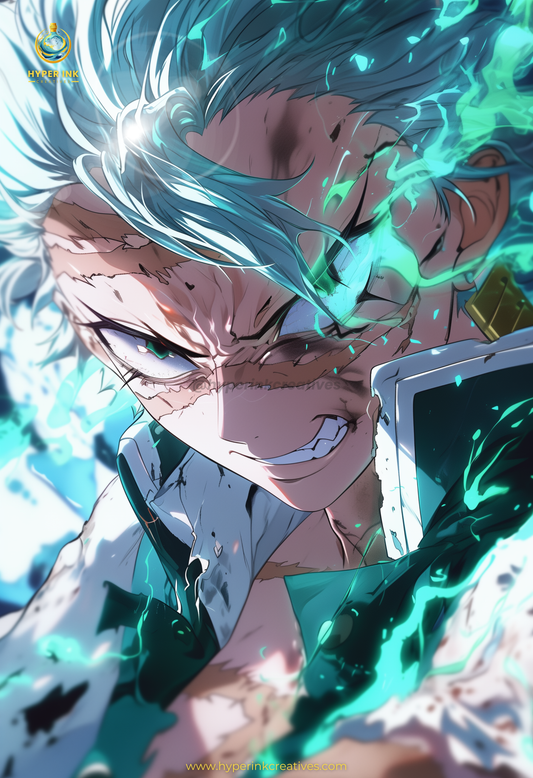 Demon's End Series - Infinity Collection - 001 (Sanemi-Inspired) | Premium Anime Metal Print — For True Collectors