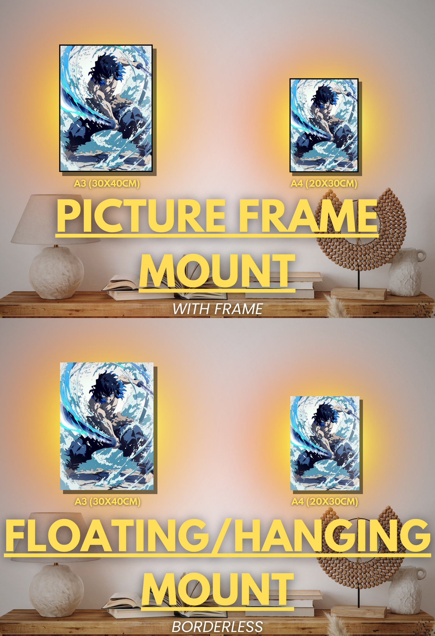 005 (Inosuke - Inspired)| Premium Anime Metal Print — For True Collectors