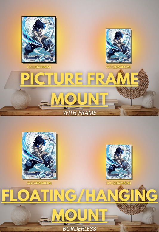 005 (Inosuke - Inspired)| Premium Anime Metal Print — For True Collectors