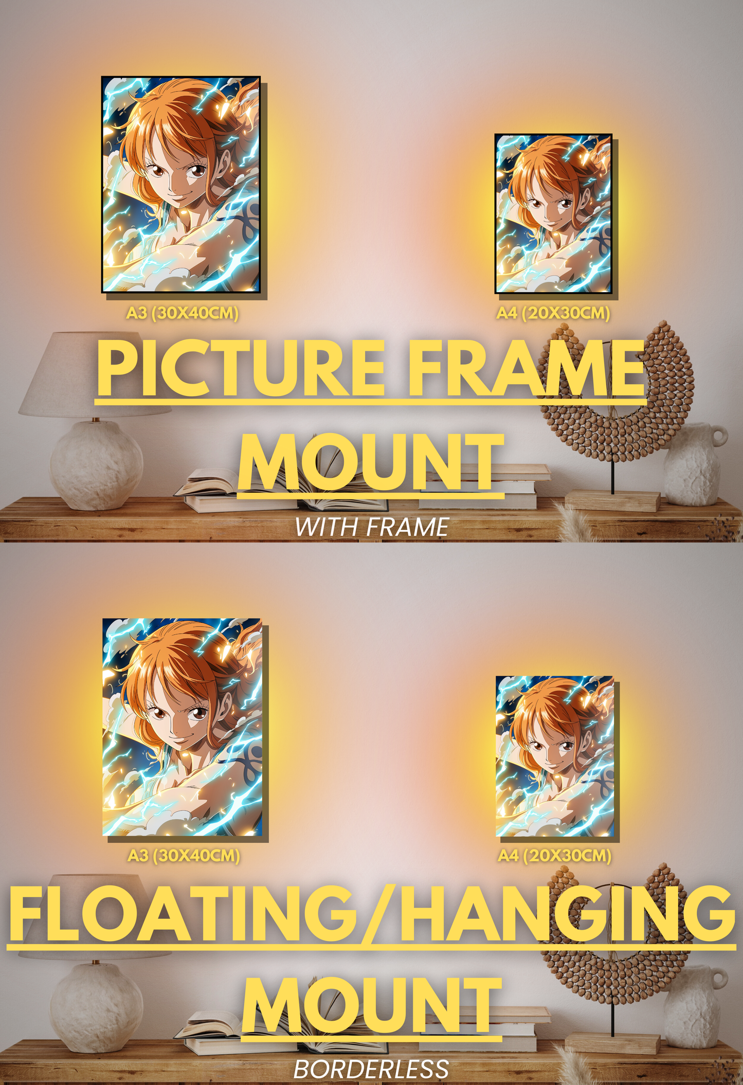 004 (Nami - Inspired)| Premium Anime Metal Print — For True Collectors