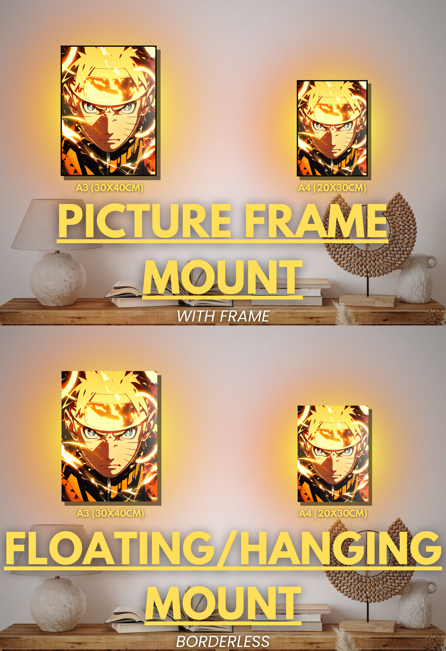 003 (Naruto - Inspired)| Premium Anime Metal Print — For True Collectors