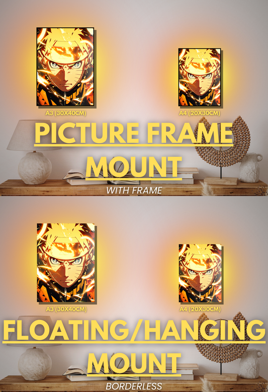 003 (Naruto - Inspired)| Premium Anime Metal Print — For True Collectors