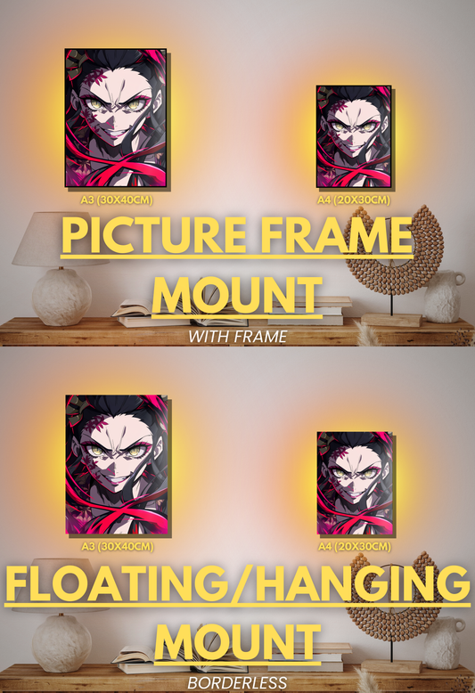 001 (Daki - Inspired)| Premium Anime Metal Print — For True Collectors