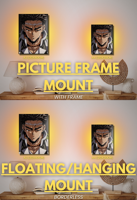 004 (Gyomei - Inspired)| Premium Anime Metal Print — For True Collectors