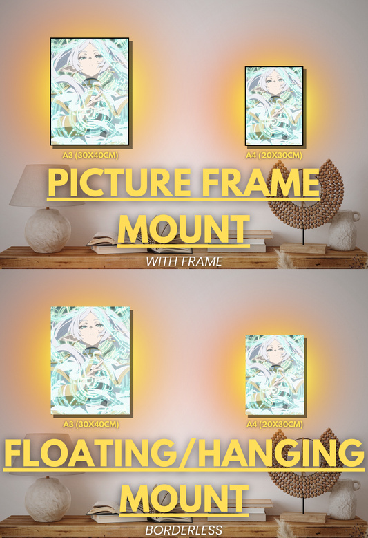 004 (Frieren - Inspired)| Premium Anime Metal Print — For True Collectors