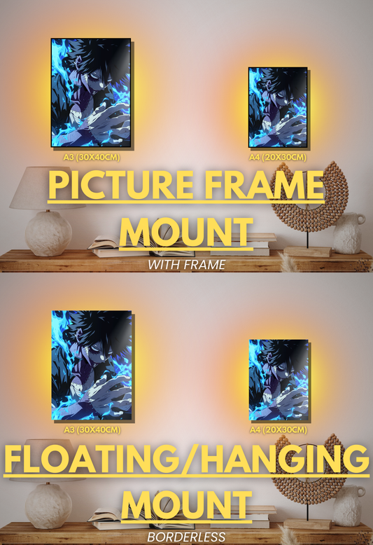 002 (Dabi - Inspired)| Premium Anime Metal Print — For True Collectors
