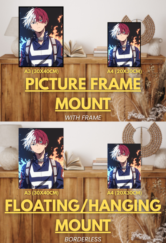 Symbol of Hope Series - 001 (Shoto-Inspired) | Premium Anime Metal Print — For True Collectors