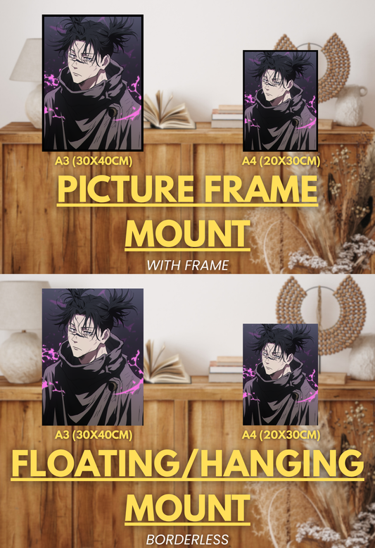 Cursed Real Series - 001 (Choso-Inspired) | Premium Anime Metal Print — For True Collectors