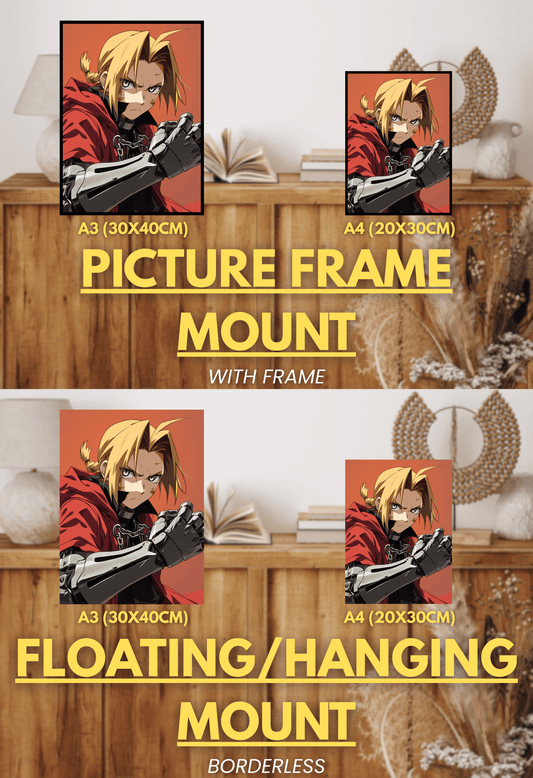 Equivalent Exchange Series - 002 (Edward-Inspired) | Premium Anime Metal Print — For True Collectors