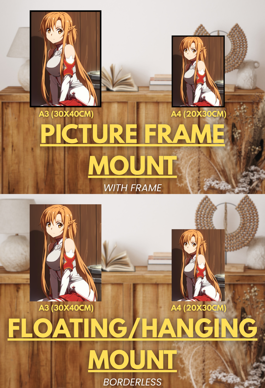 Digital Odyssey Series - 002 (Asuna-Inspired)| Premium Anime Metal Print — For True Collectors