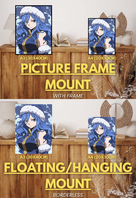 Guild of Legends Series - 001 (Juvia-Inspired)| Premium Anime Metal Print — For True Collectors