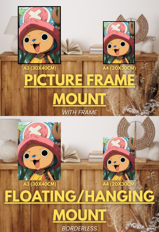 Pirate King Series - 002 (Chopper-Inspired)| Premium Anime Metal Print — For True Collectors