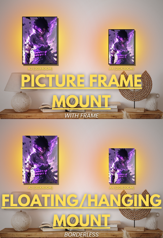 Shinobi's Legacy Series - 002 (Sasuke-Inspired)| Premium Anime Metal Print — For True Collectors